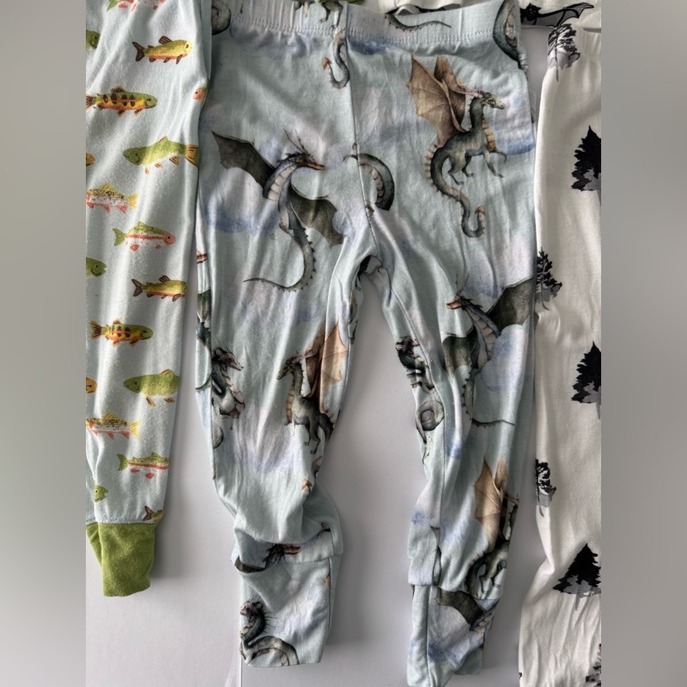 Bamboo Misc Pajama Lot Sizes 18-24M - Picture 3 of 15